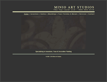 Tablet Screenshot of minioartstudios.com